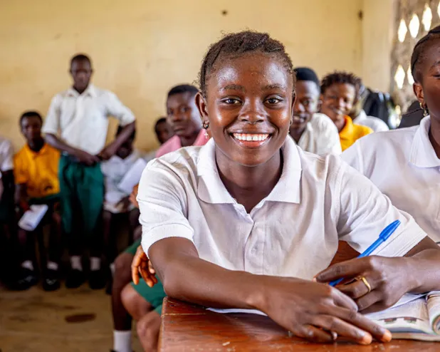 How many girls aren’t in school? And why? 