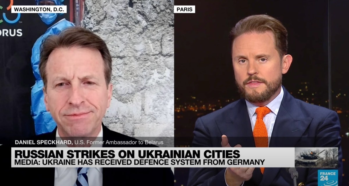 Speckhard sur France 24 : La solidarité occidentale face à l'agression continue de la Russie en Ukraine