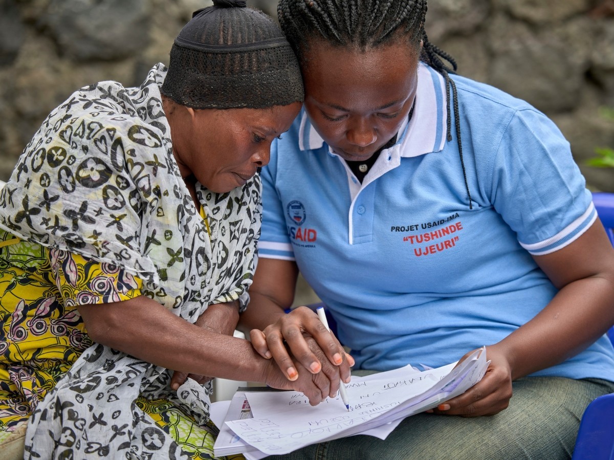 Corus organization IMA World Health supports survivors of gender-based violence (GBV) in the DRC