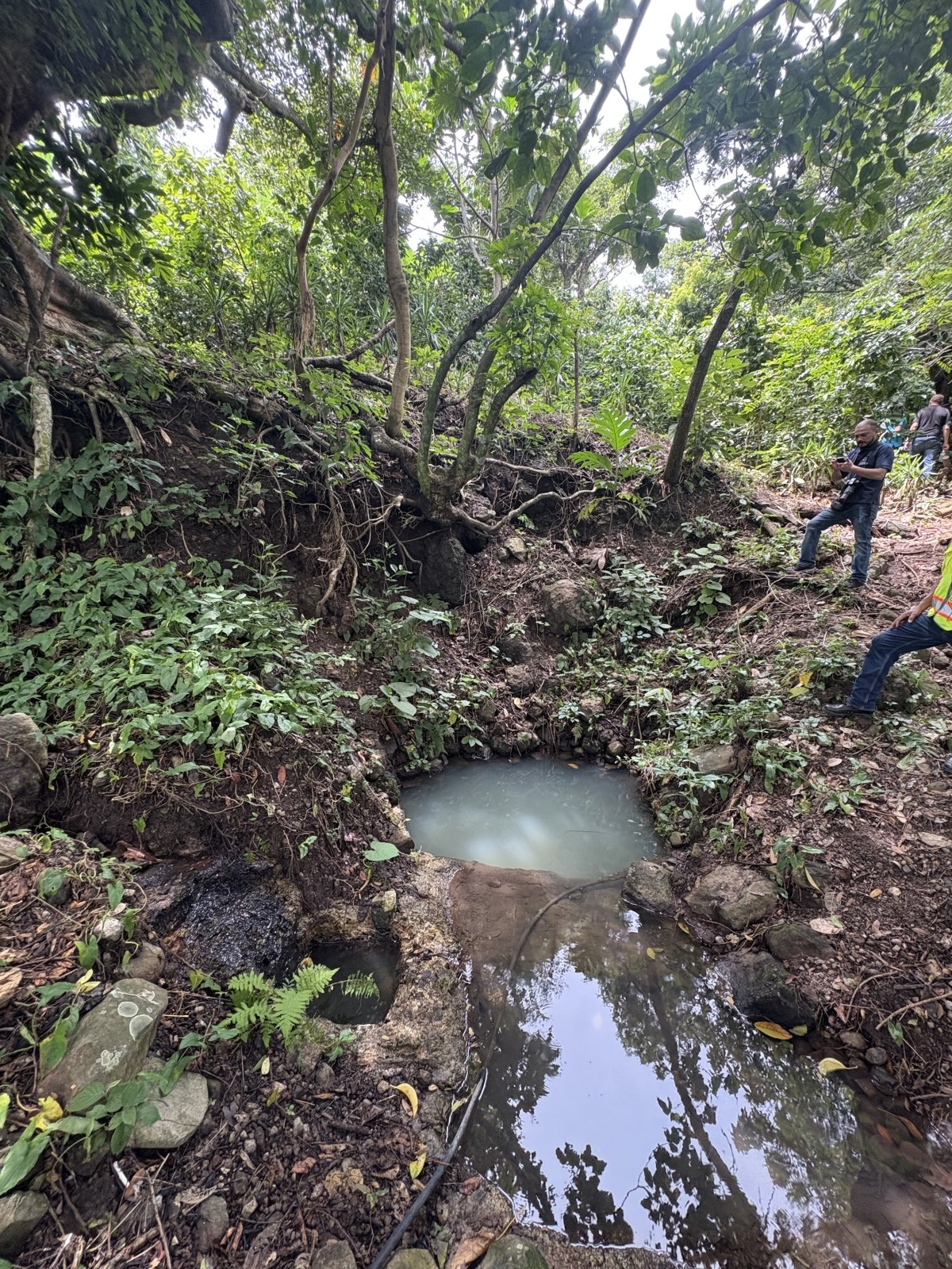  A natural spring in the community of Osicala in Morazán, El Salvador.