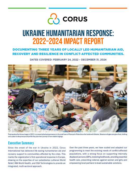 Ukraine Humanitarian Response: 2022-2024 Impact Report