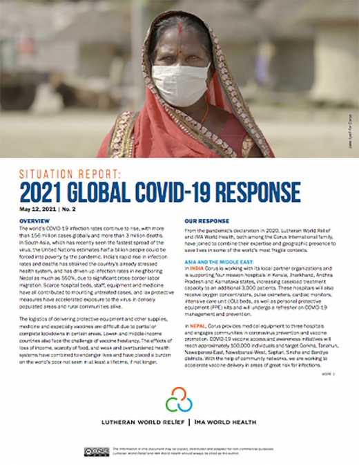 Informe de situación: 2021 Global COVID-19 Respuesta nº 2
