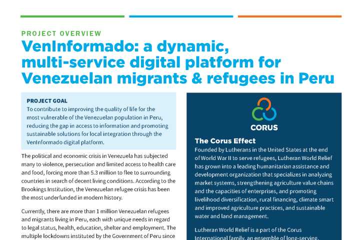 VenInformado: una plataforma digital dinámica y multiservicios para migrantes y refugiados venezolanos en Perú