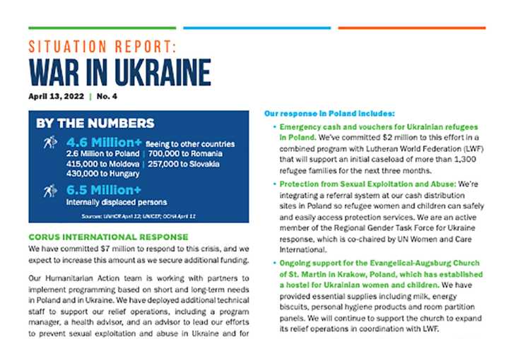 Rapport de situation n° 4 : La guerre en Ukraine
