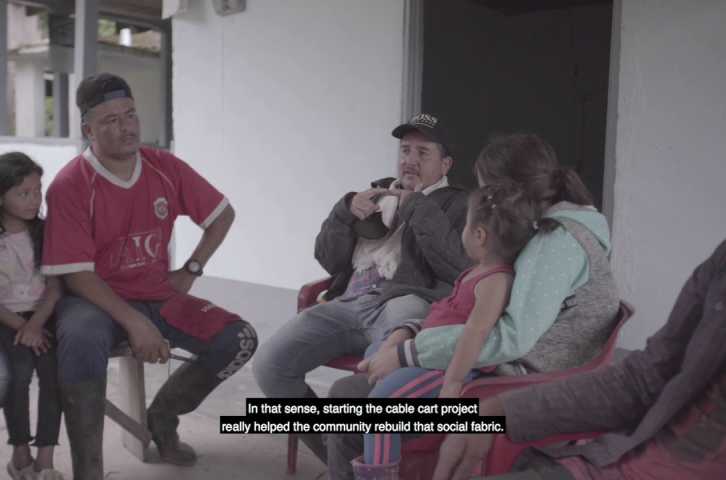 Le chariot à câble : système de transport aérien pour les régions productrices de café