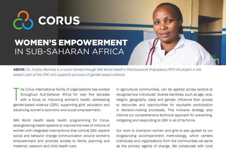 Women’s Empowerment in Sub-Saharan Africa