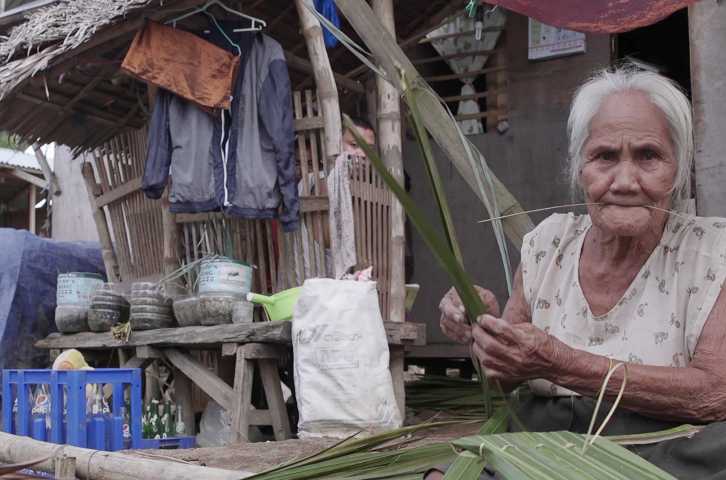 Une femme aux Philippines 