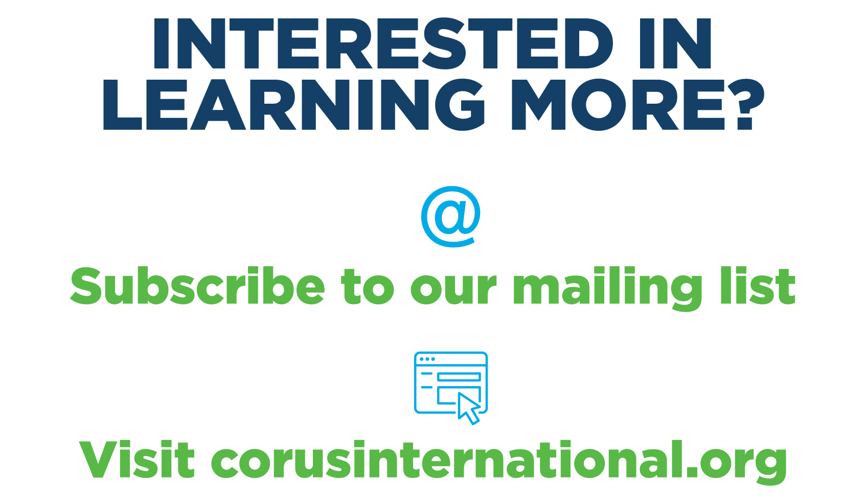 Interested in learning more   